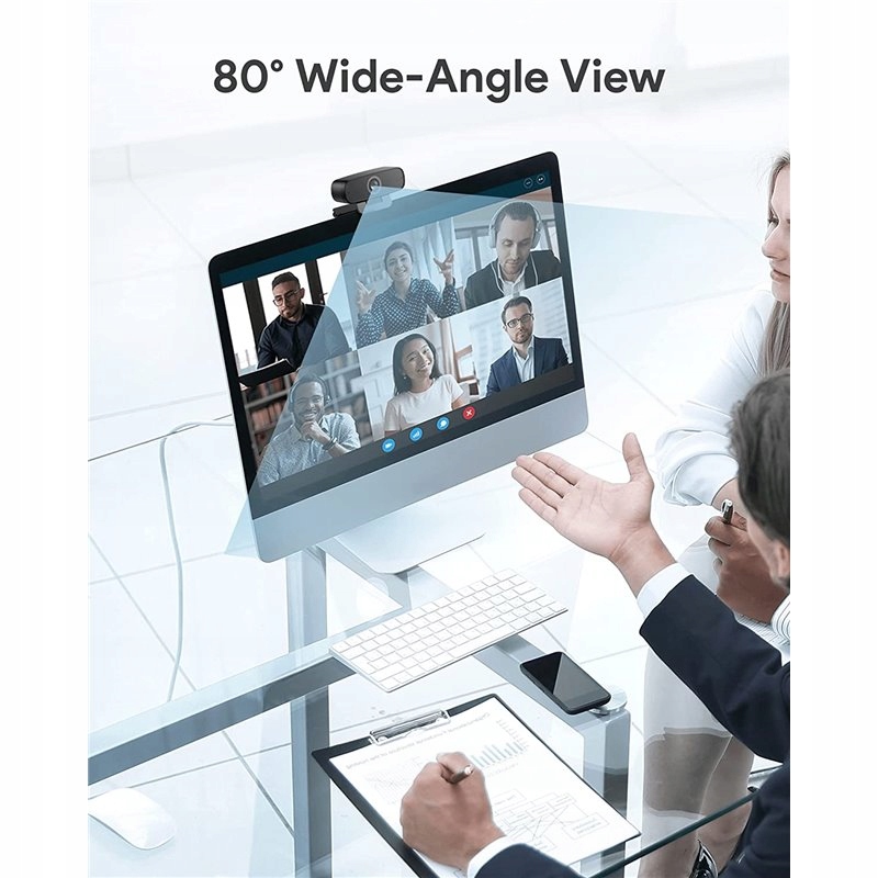 Kamera internetowa BC-W1 FULL HD CMOS-Sensor 1/2,7" 1920x1080P USB Wbudowany mikrofon Tak