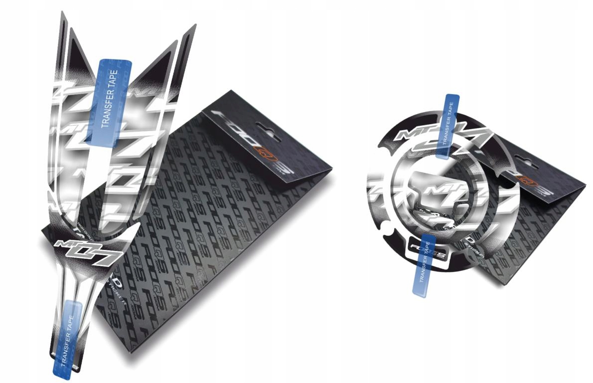 Tank-pad Cap-pad Fooqs Yamaha MT-07 MT07 Bílá