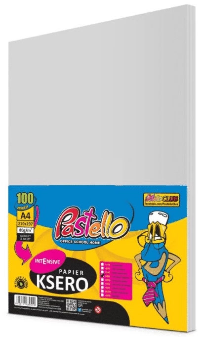 PAPIER KSERO A4 80G A'100 IT272 SZARY 2675