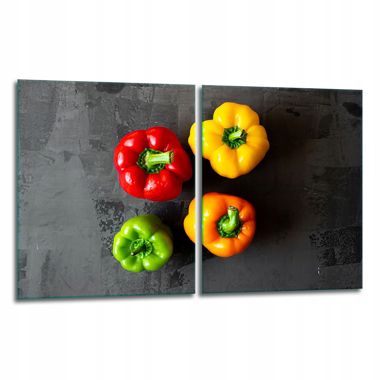 2x Skleněná Ochranná Deska Na Sporák 40x52 Paprika 7v1