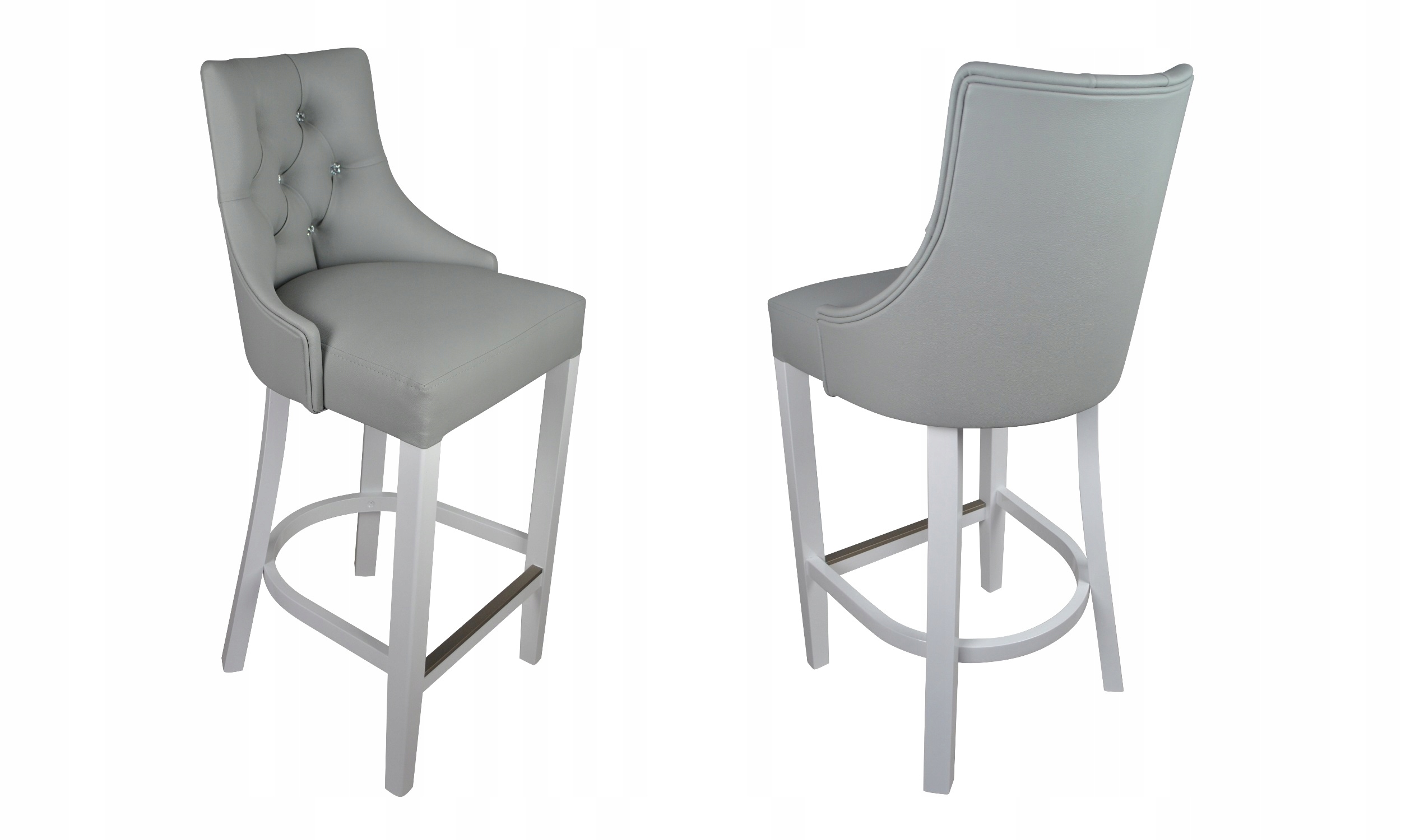 HOKER KRZESŁO BAROWE Z PIKOWANE PIKOWANY PIKOWANE Marka Galleo