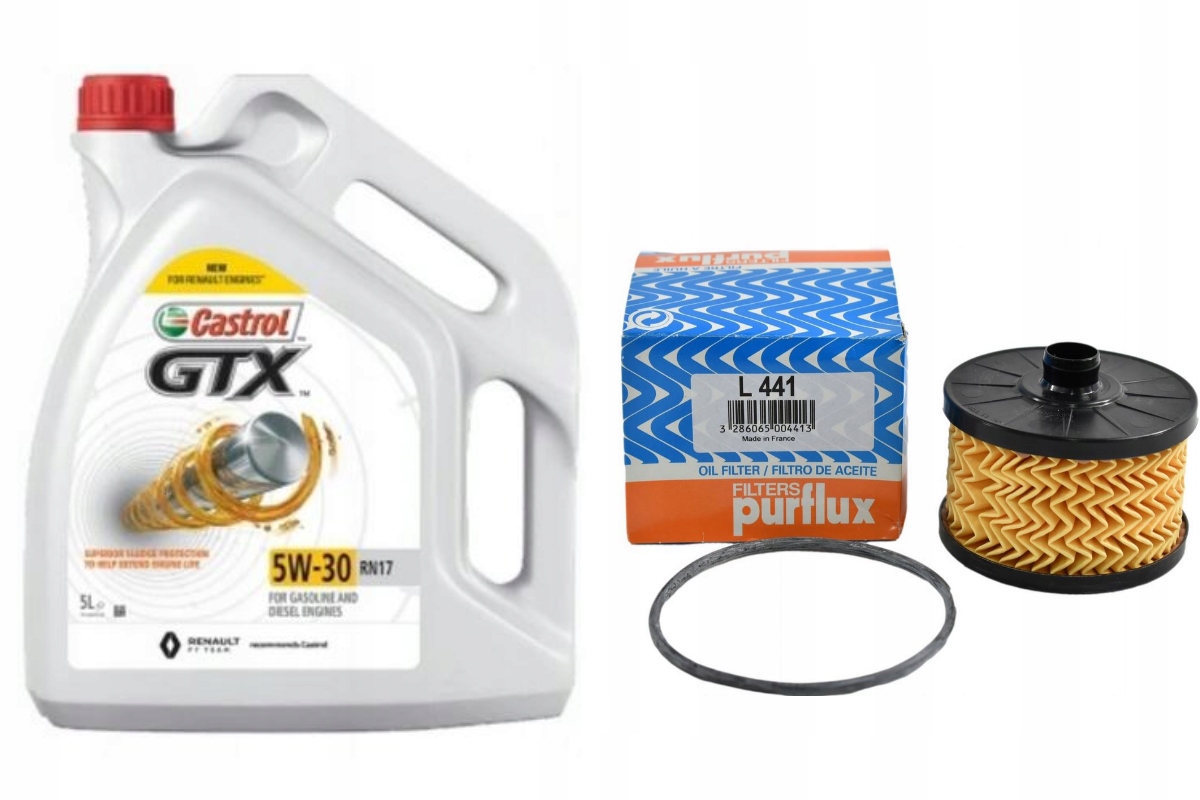 

Filtr Oleju Kadjar 1.2 1.3 Tce Olej Castrol 5W30