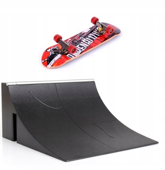 ZESTAW FINGERBOARD RAMPA SKATEPARK + DESKOROLKA FB-07-B