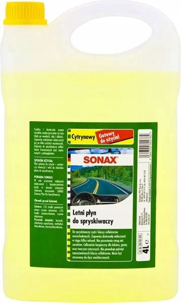 

Sonax Xtreme Letni Płyn Do Spryskiwaczy Cytryna 4L