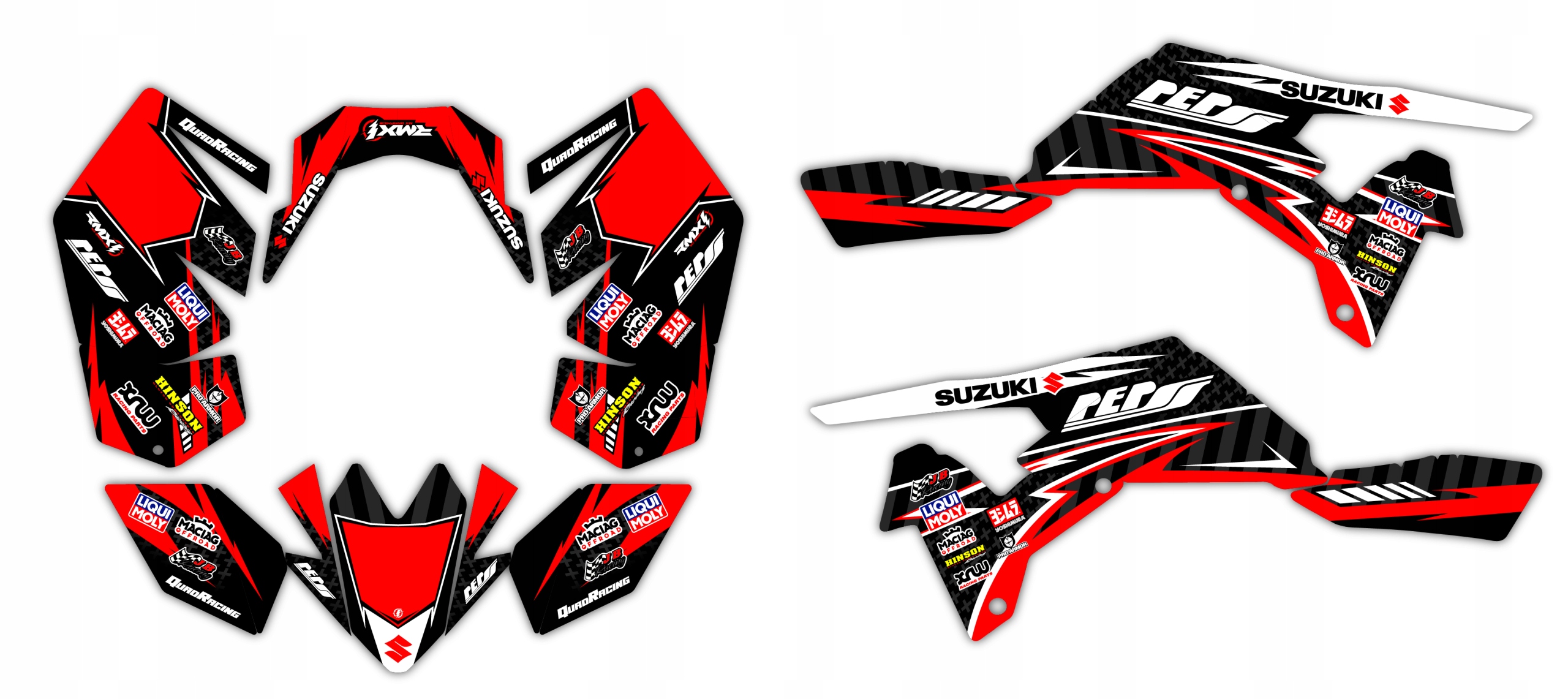 Шпон / наклейки Quad Suzuki LTR 450