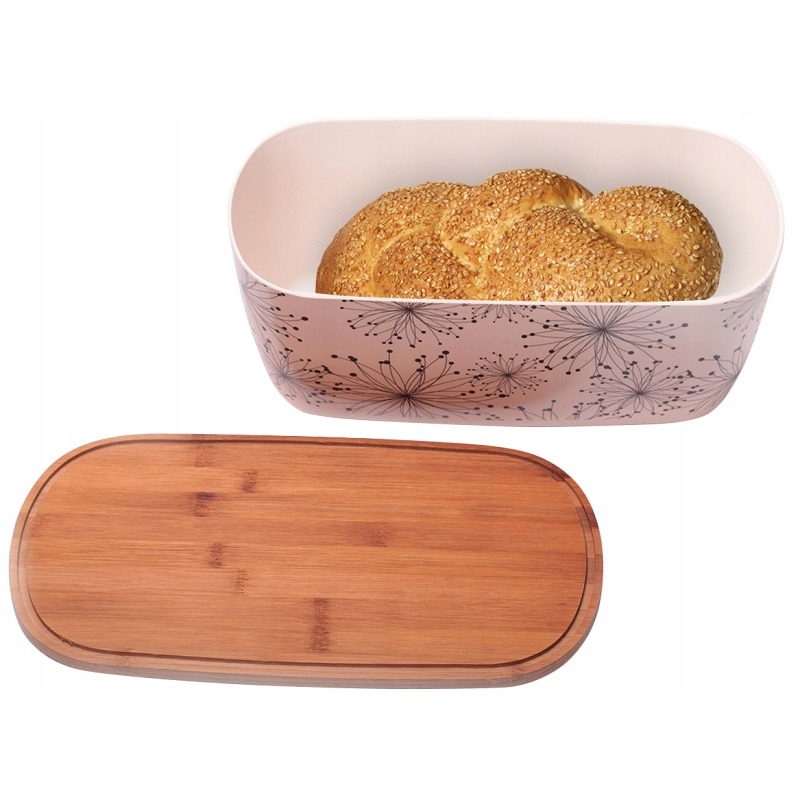 CHLEBAK POJEMNIK NA CHLEB PIECZYWO DESKA BAMBUSOWA KAMILLE Rodzaj z deską