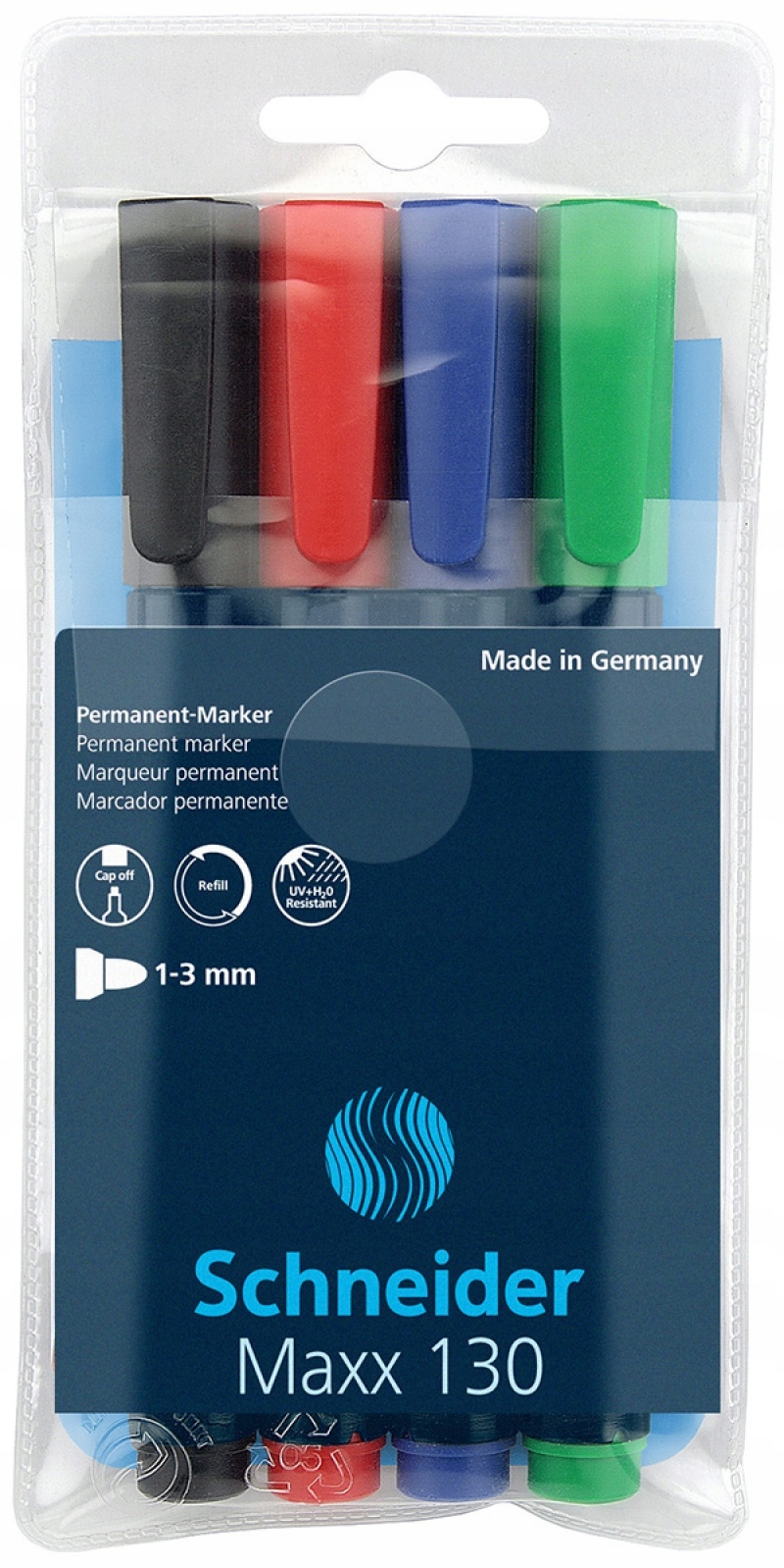 

Zestaw markerów Maxx 130 1-3mm 4szt miks pisak