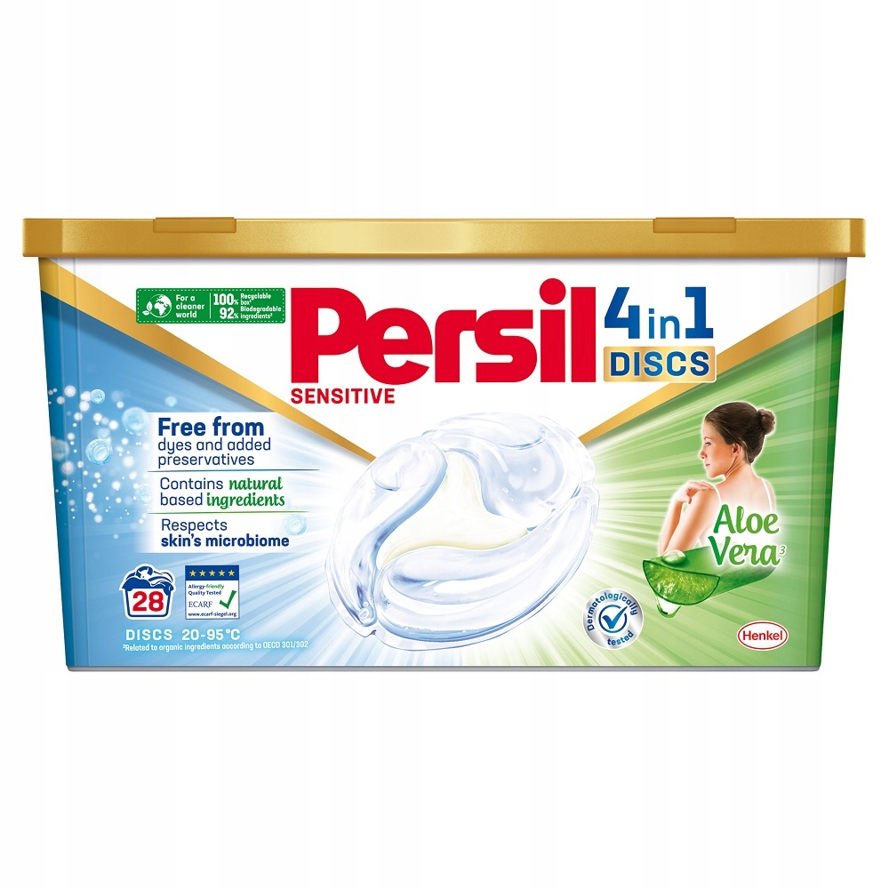 Levně Persil Discs 4in1 Sensitive kapsle na praní 28ks