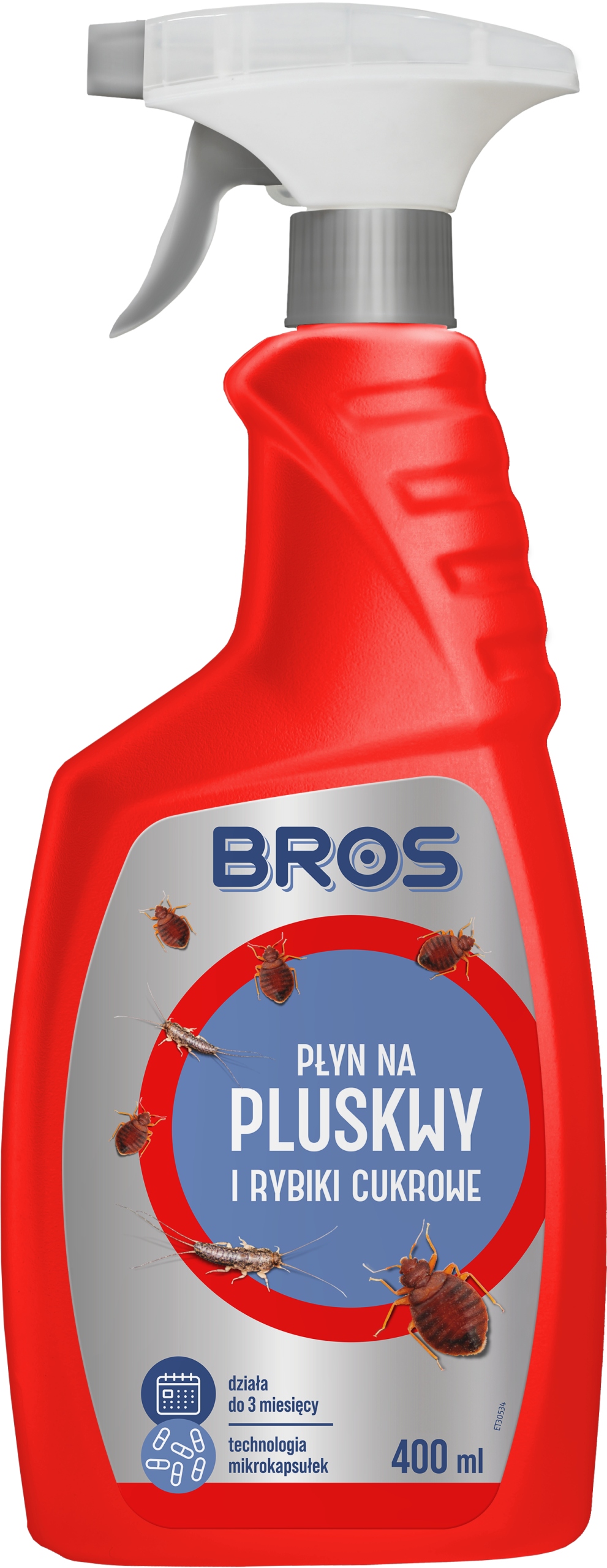 BROS 007 na pluskwy i rybiki cukrowe, mikrokapsułkowany płyn 400 ML
