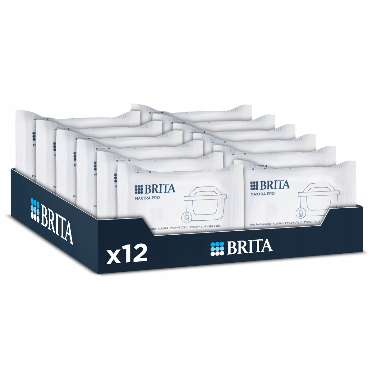 Zestaw Brita Filtr wkład do wody Maxtra Pro Pure Performance 12 sztuk