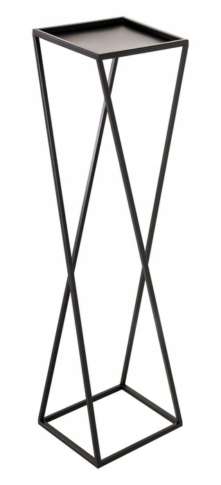 

Kwietnik Stojak uniwersalny metalowy Czarny 93cm