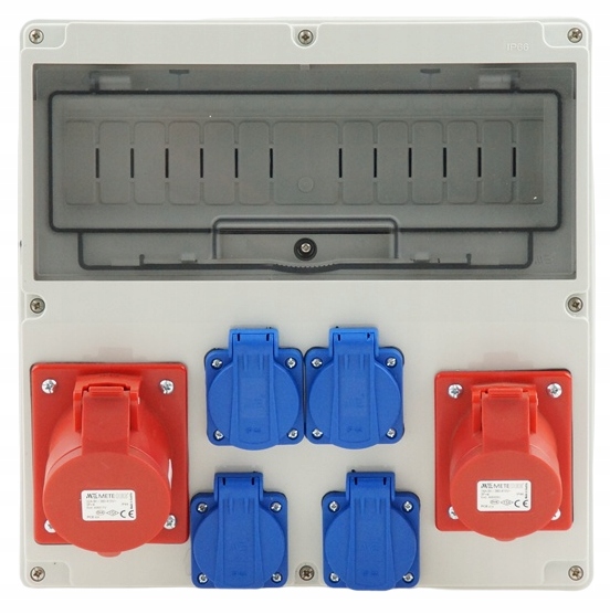 Stavební Rozvaděč 400V 32A/5P 16A/5P 4 X 230V 14 Modulů IP44