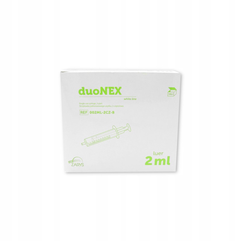 Шприцы 2 шт 2 мл Luer duoNEX 100 шт