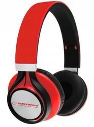 

Słuchawki Audio Freestyle Czerwone Kabel 2M
