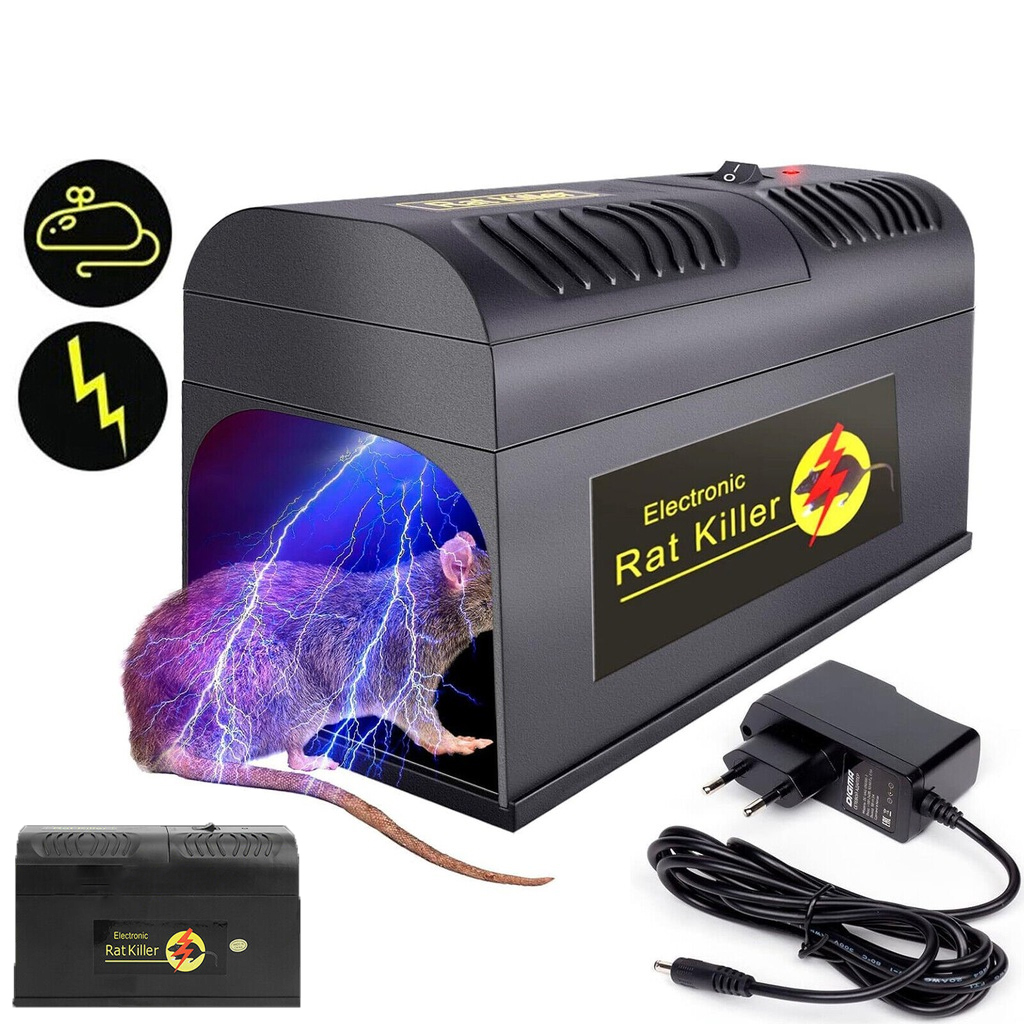 Elektrická Past Past Na Myši S Klecí A Ochranou Před Úrazem