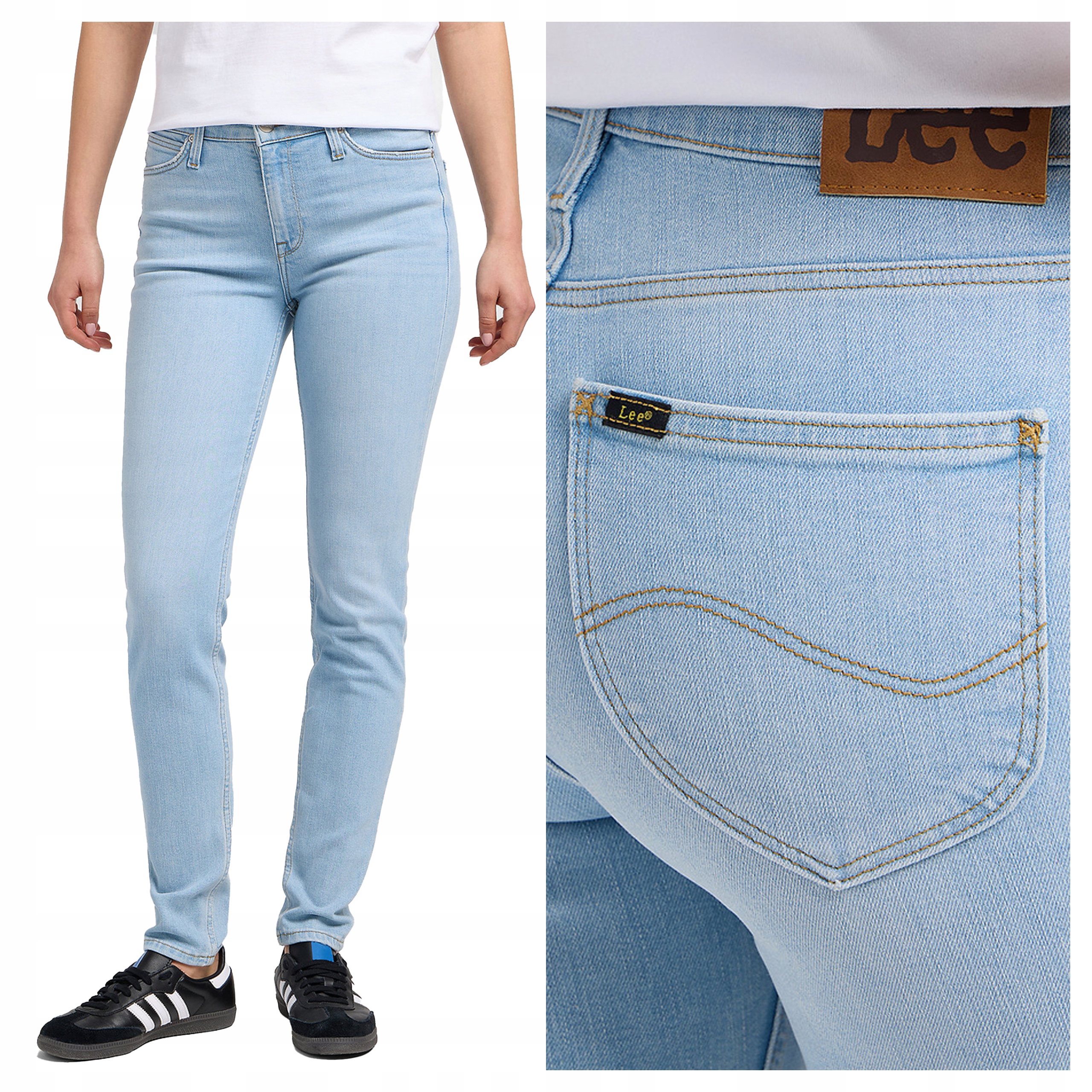 Lee Scarlett High W31 L29 Dámské džínové kalhoty džíny Přiléhavé