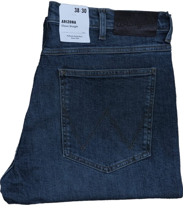 

Wrangler Arizona jeansy proste clean green W38 L34
