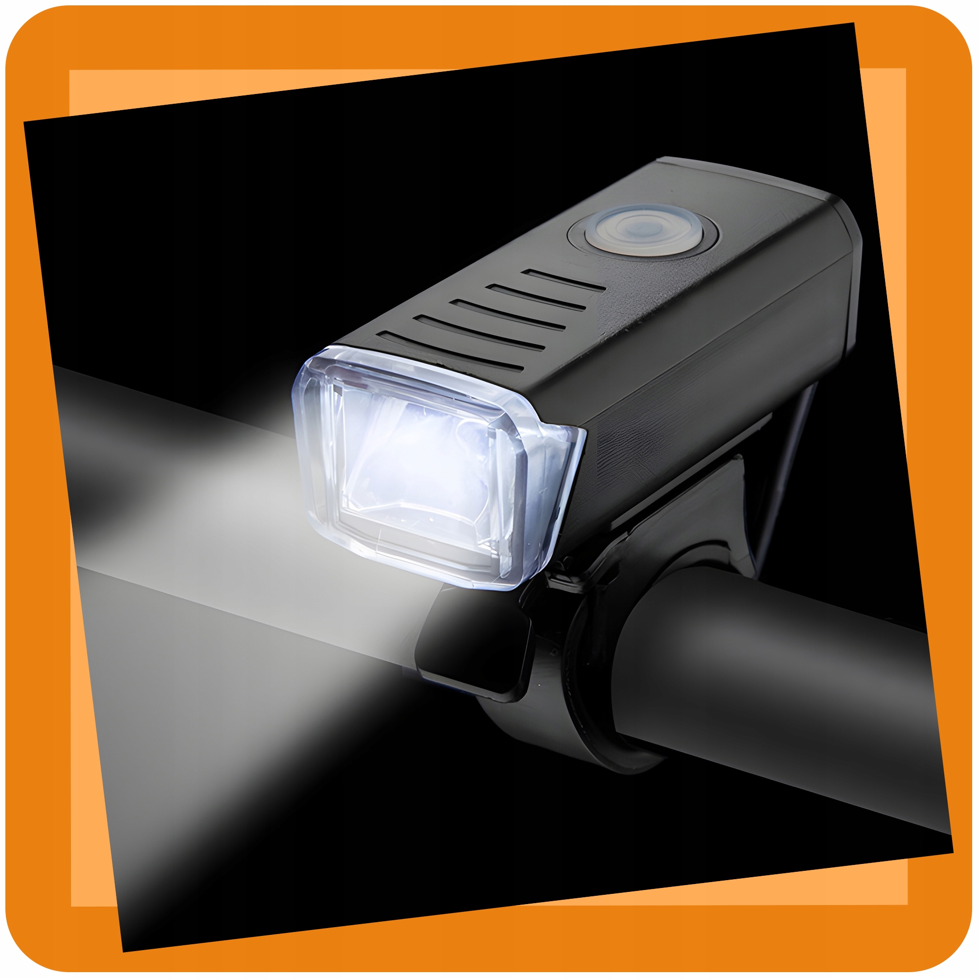 LAMPKA ROWEROWA LED NA ROWER KIEROWNICĘ MOCNA AKUMULATOROWA USB + TYŁ TYLNA Rodzaj zestaw