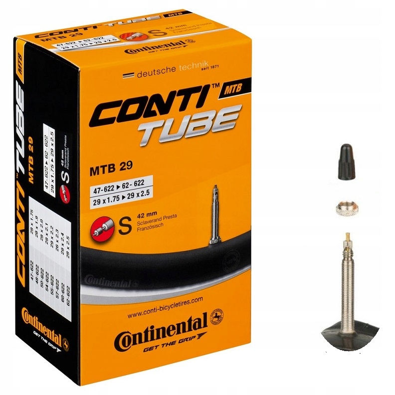 

dętka Continental Mtb 29x1,75-2,5 FV42mm presta