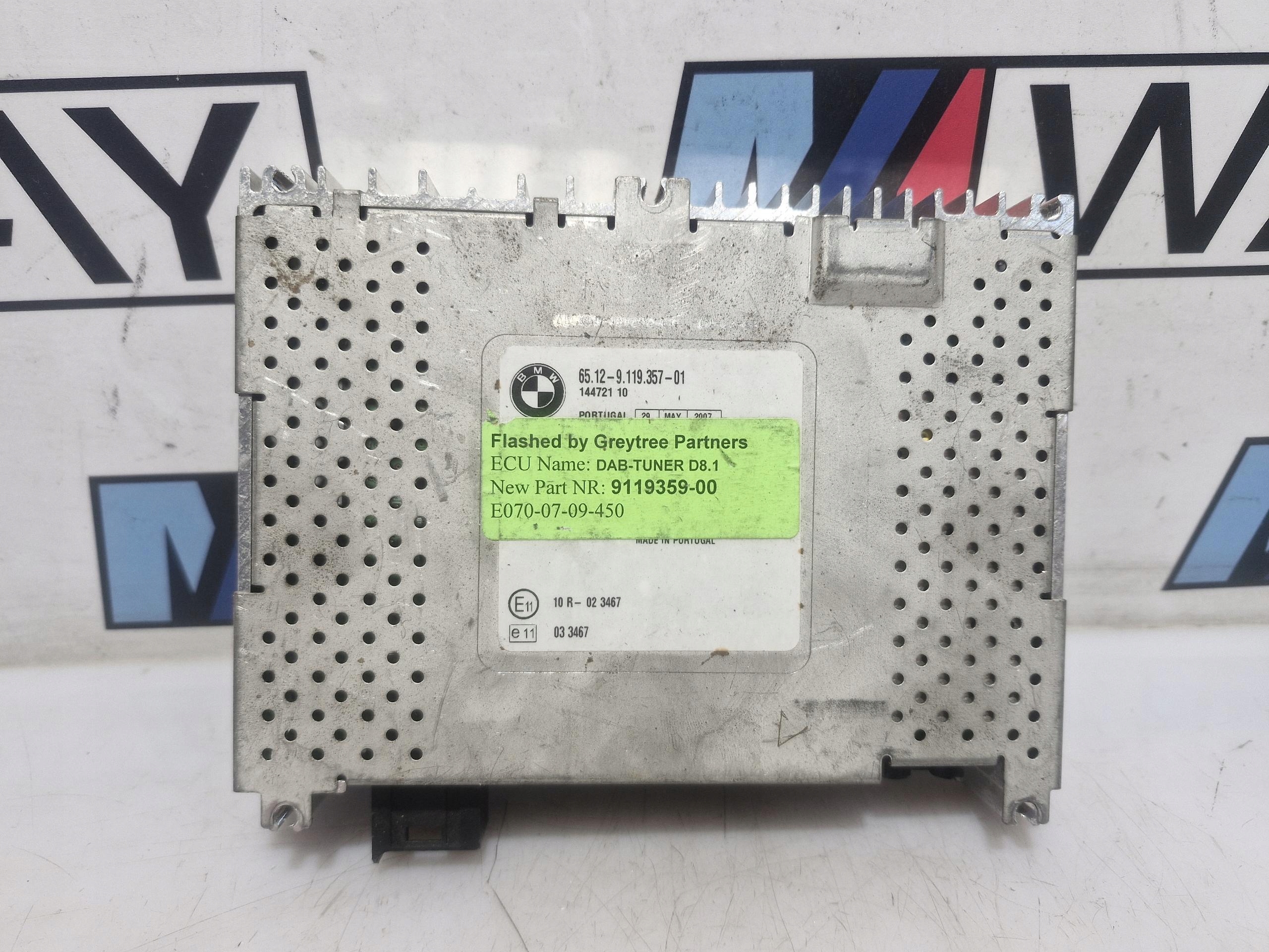 9119359 BMW E60 E61 E63 E64 E70 E71 Centralina modulo TUNER TV DAB