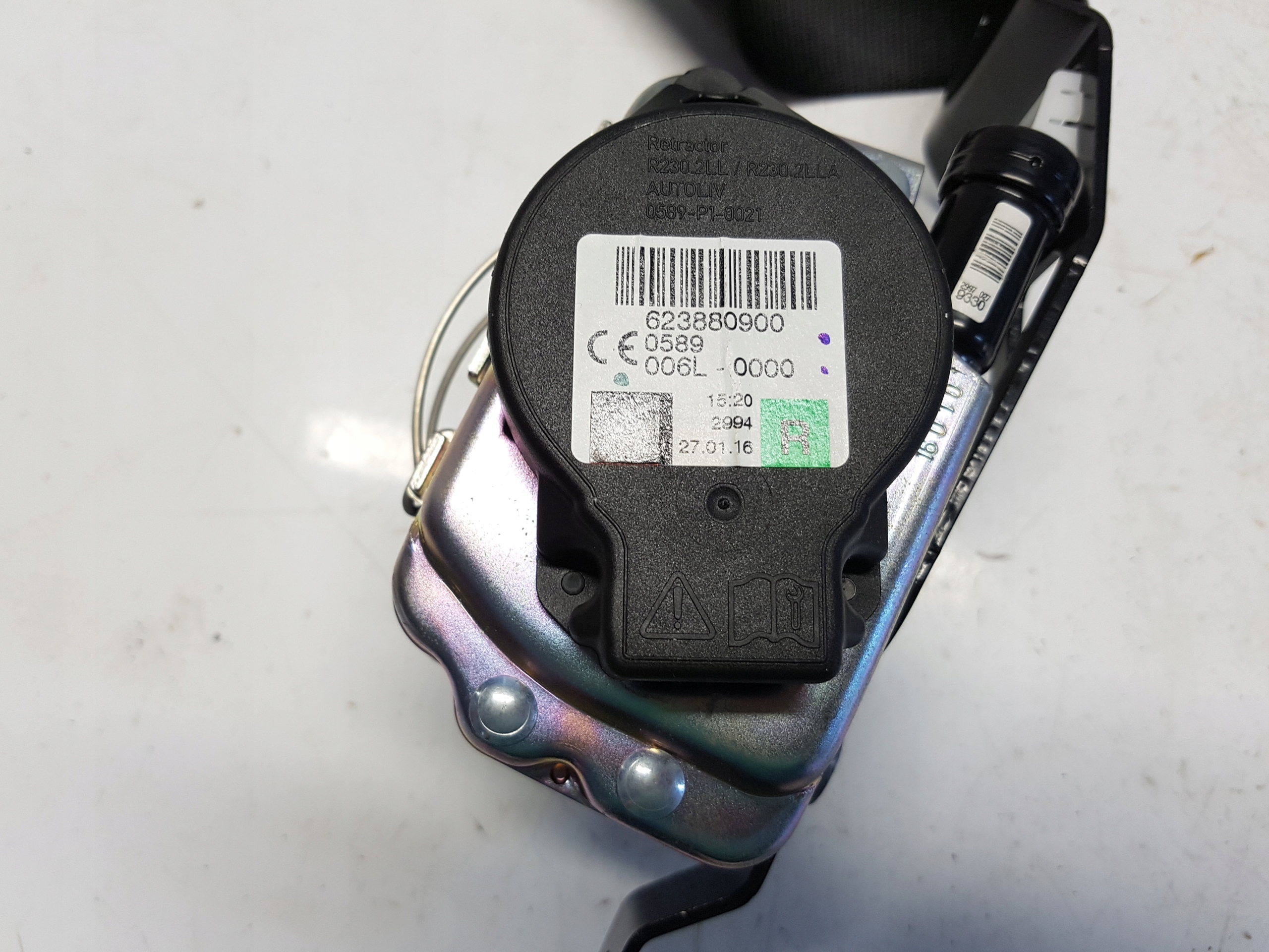 BMW I3 i01 tension belt safety right front