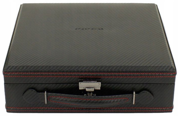 Walizka, pudełko skórzane na 12 zegarków- carbon EAN (GTIN) 4010878158679
