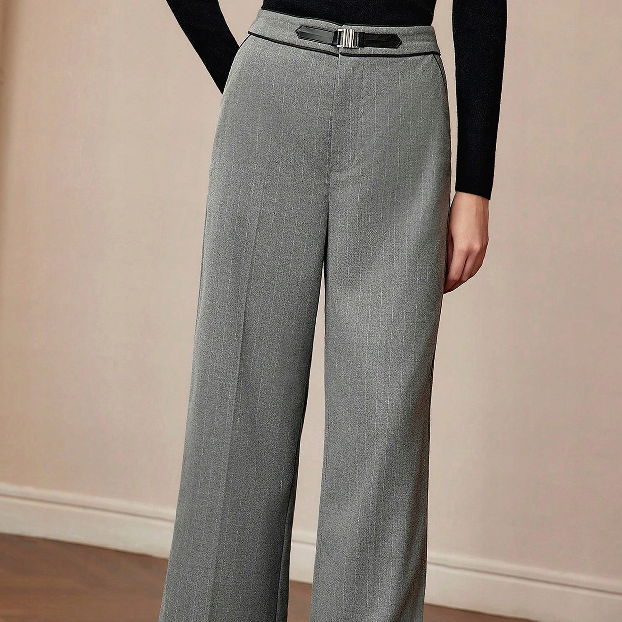 Pruhované kalhoty Grafitové Dámské Výstupní kalhoty S 36