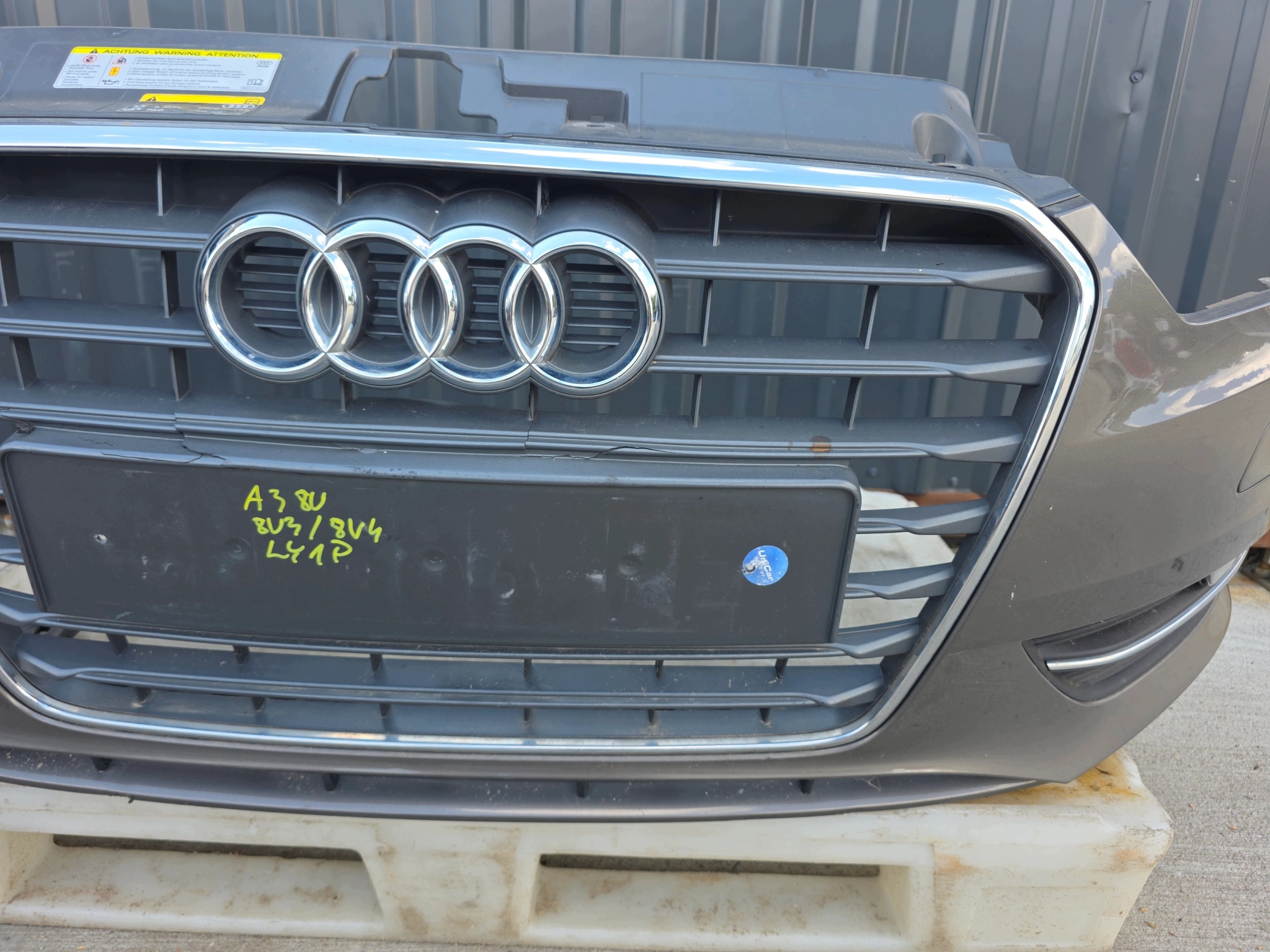bumper front complete AUDI A3 8V 3-door SPORTBACK LY1P 2011-2015 !!!