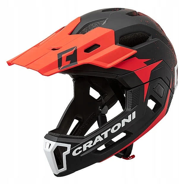 kask Cratoni C-Maniac 2.0 MX Black/Red Matt