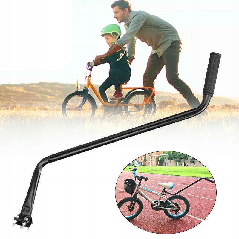 UCHWYT PROWADNIK RĄCZKA ROWERKA ROWERU DO NAUKI JAZDY NA ROWERZE PCHACZ KIJ Marka bez marki