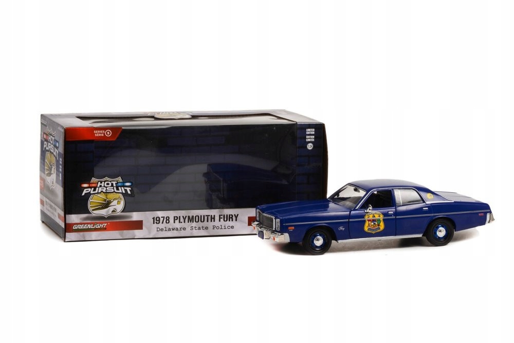 Greenlight 1978 Plymouth Fury Policie Delaware 1:24