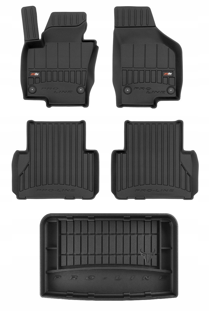 Set 3D gumové rohože Seat Alhambra 2 2010-2020