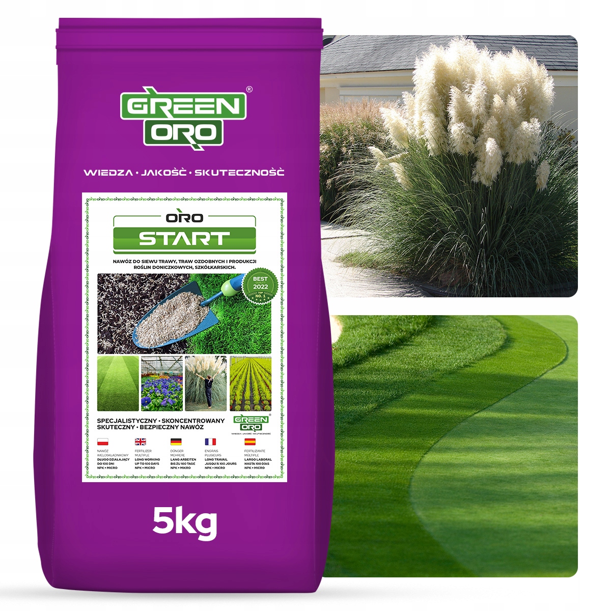 

Nawóz do siewu Trawy sadzonek Traw ozdobnych 5kg