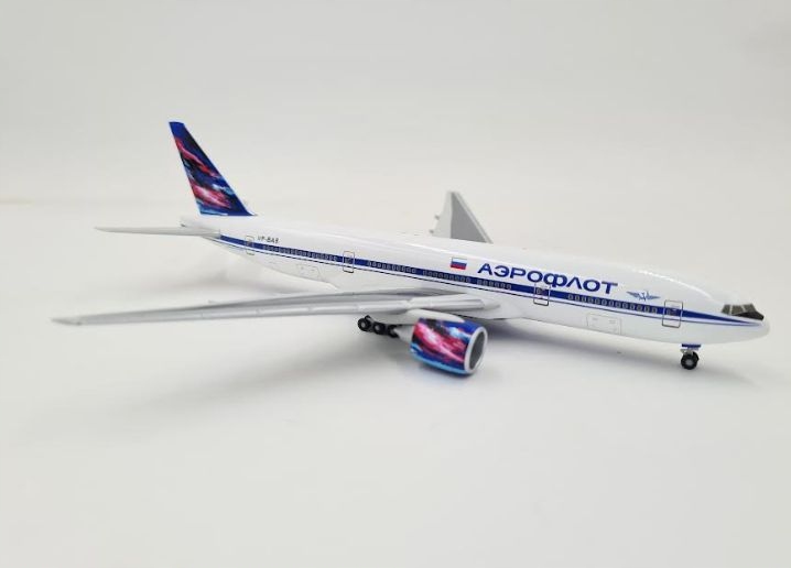 Model letadla Boeing 777-200 Aeroflot 1:500 Unikát