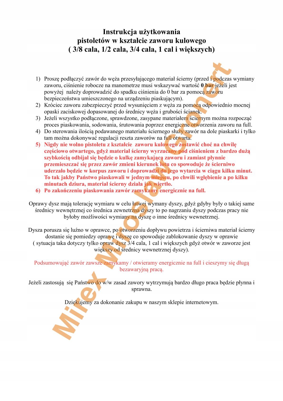 Dysza weglik wolframu pistolet do piaskarki Producent code 5904484130176