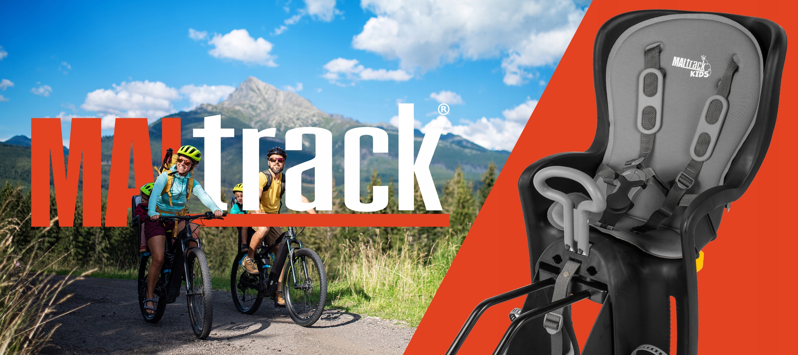 FOTELIK ROWEROWY REGULOWANY DLA DZIECKA NA ROWER RAMĘ BAGAŻNIK DO 22KG Marka MalTrack