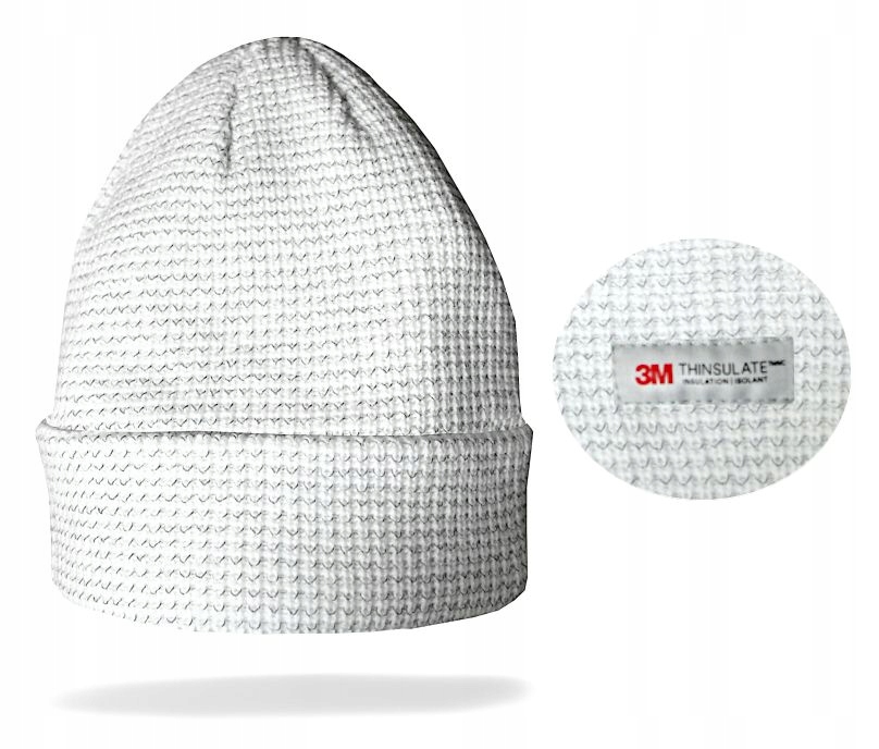 Czapka 3M Thinsulate z odblaskiem ocieplona poprawa bezpieczeństwa .4 Marka bez marki