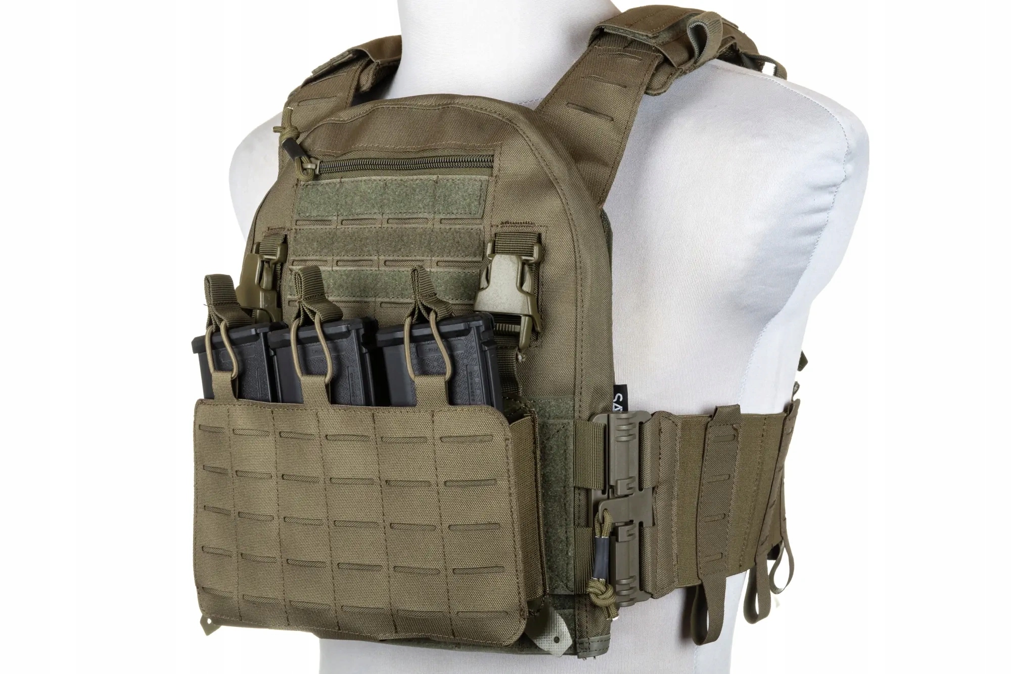 Taktická vesta typu Plate Carrier Specna Arms Tactical Qr II Olivová