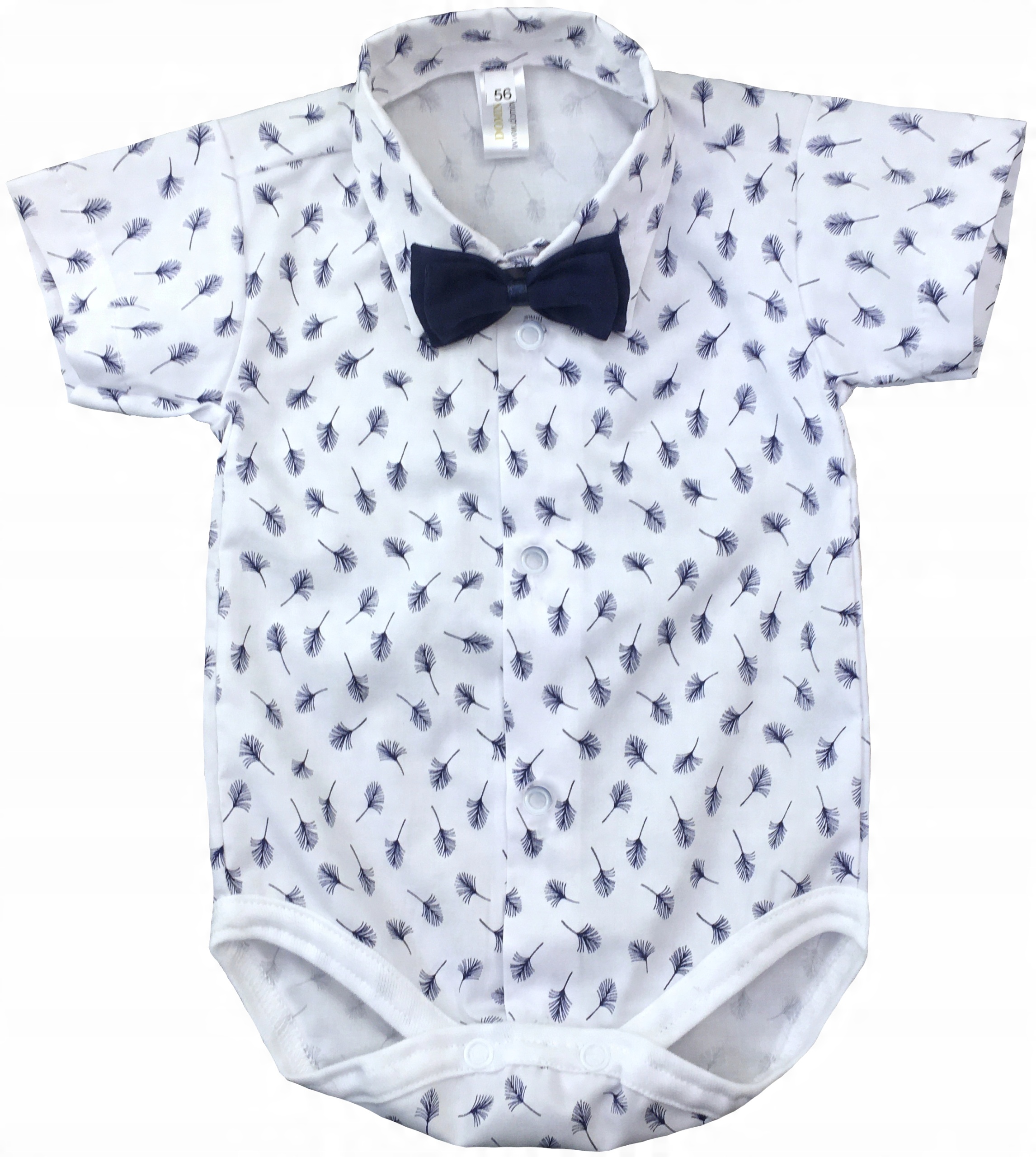 

Koszula Body białe w piórka wizytowe 74 cm 6-9 m