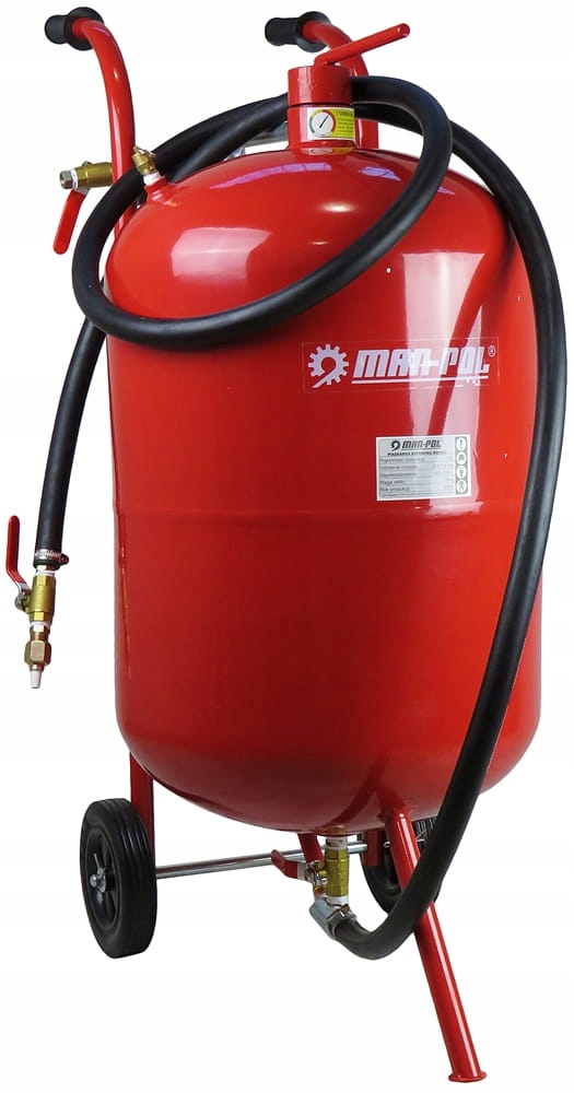 PIASKARKA SYFONOWA 76L MOBILNA MASKA DYSZE ZESTAW Marka Mar-Pol