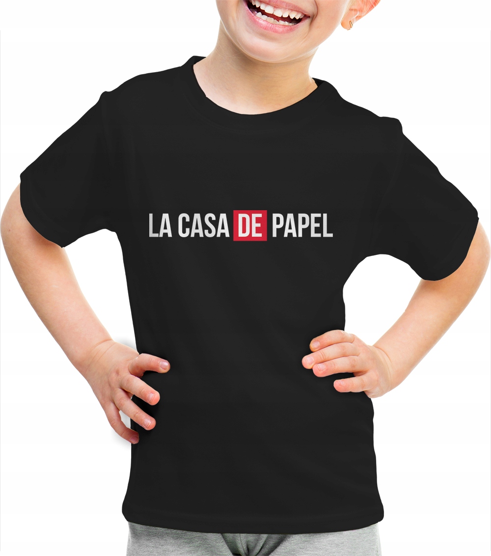 

Koszulka dziecięca La Casa de papel dom z papieru
