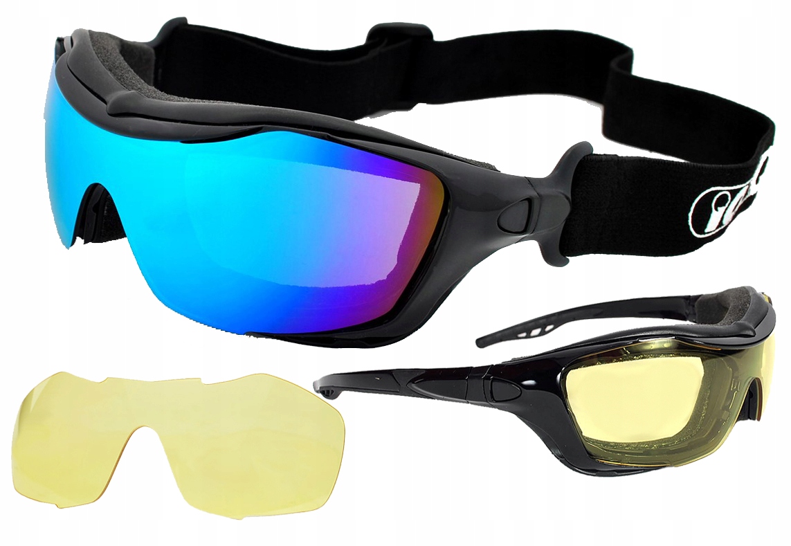 

Ice-q Okulary narciarskie 4w1 Ski'N'Roll-3 S1/S3