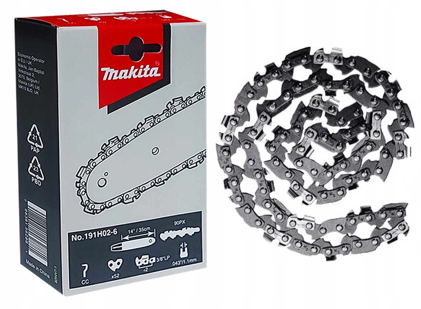 

Łańcuch DUC355 Makita 35cm 3/8 1.1mm 52 Oczka