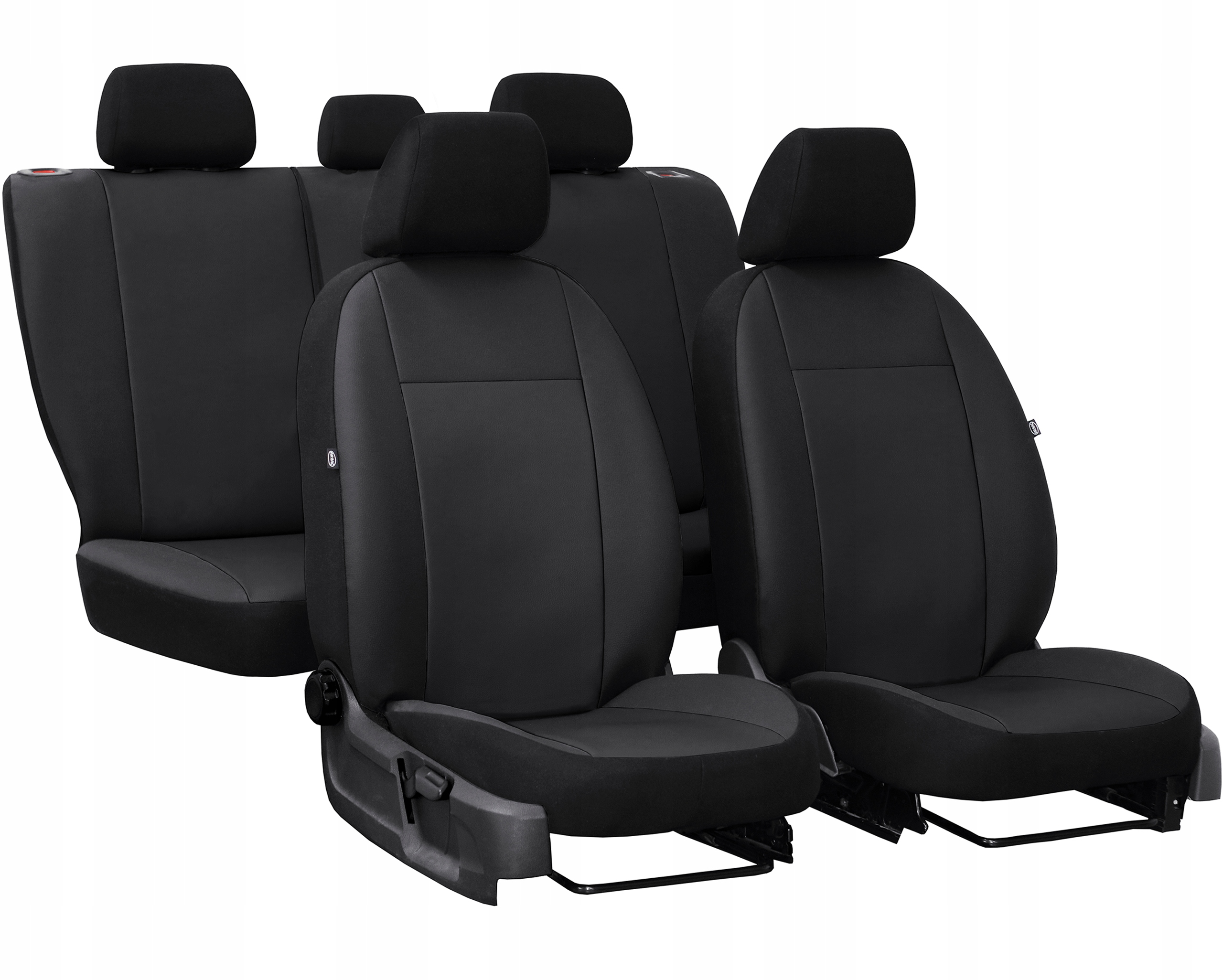 POKROWCE MIAROWE SKÓRZANE SAMOCHODOWE KOMPLET NA FOTELE DO MAZDA 3 IV SEDAN