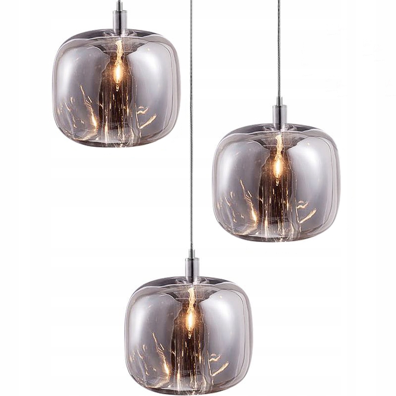 Lampa wisząca sufitowa żyrandol kryształowy kula