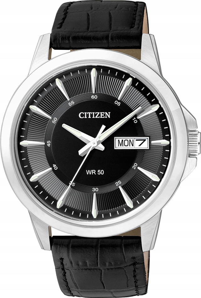 Zegarek męski Citizen BF2011-01EC czarny klasyczny na urodziny
