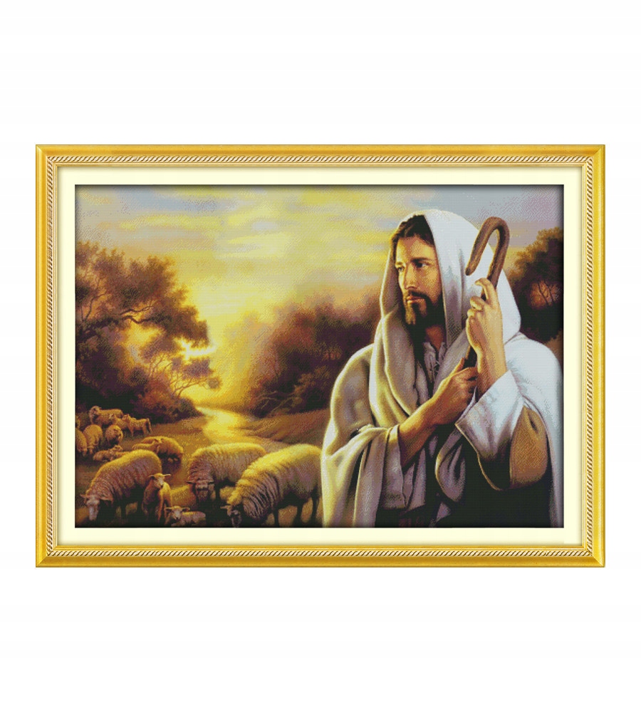 Křížková výšivka počítaná sada (kanva, mulina)