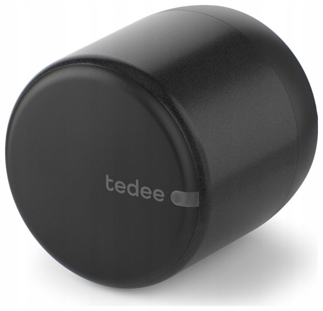 Tedee elektronický zámok Lock Go 2 TLV2.0B grafitový s čiernym tlačidlom