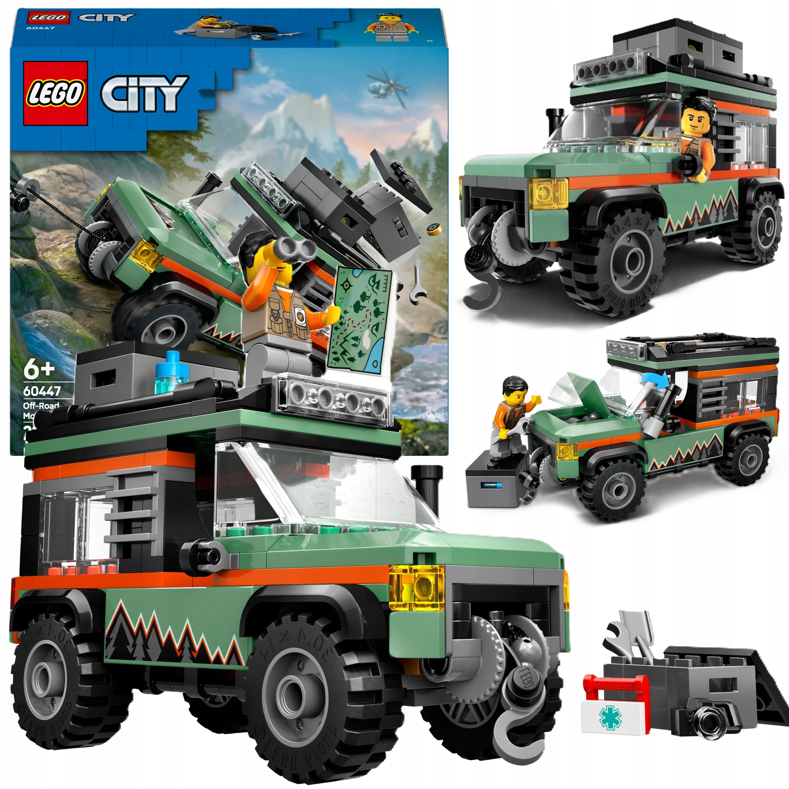 Klocki Lego 60447 City Górska Ciężarówka Terenowa 4X4 Zestaw