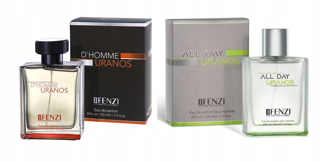 JFenzi D'homme Uranos All Day Uranos 2x100 ml parfémovaná voda